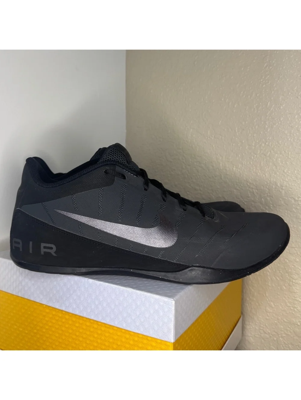 Nike Air Precision Black Anthracite Men’s Size 11 Basketball Shoes 830368-001